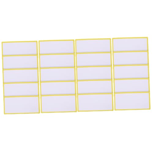 Tofficu 2 Sätze Beschreibbare Magnetschilder Magnetische Namensetiketten Für Whiteboard Kühlschrank Und Büro Wiederverwendbare Magnetische Mit Abwischbarer Oberfläche 10 Stück * 2 Tofficu 2 Sätze Beschreibbare Magnetschilder Magnetische Namensetiketten Für Whiteboard Kühlschrank Und Büro Wiederverwendbare Magnetische Mit Abwischbarer Oberfläche 10 Stück * 2 von Tofficu