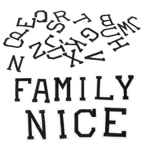 Tofficu 2 Sätze Bügel buchstaben Aufnäher Bestickte Kleidung Patches zum Aufbügeln und Nähen Dekorative Buchstaben Stoffflicken für Reparatur und DIY Hosen Rucksäcke Tofficu 2 Sätze Bügel buchstaben Aufnäher Bestickte Kleidung Patches zum Aufbügeln und Nähen Dekorative Buchstaben Stoffflicken für Reparatur und DIY Hosen Rucksäcke von Tofficu