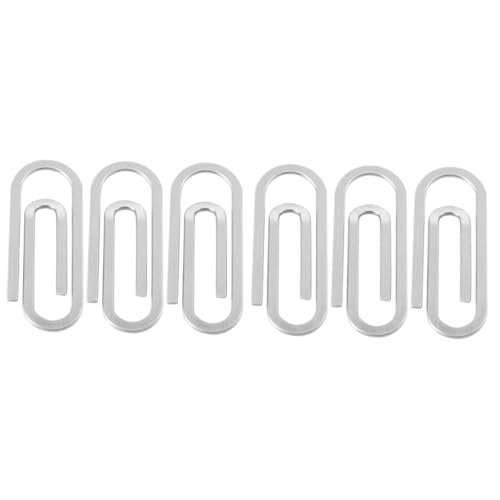 Tofficu 2 Sätze Büroklammer Büroartikel Bürobedarf Bürozubehör Aktenhefter Karteikarten Halter Clip Datei Klein Bunt Mehrzweck-papierhalter Aktenhalter Rostfreier Stahl Silver 3 Stücke * 2 Tofficu 2 Sätze Büroklammer Büroartikel Bürobedarf Bürozubehör Aktenhefter Karteikarten Halter Clip Datei Klein Bunt Mehrzweck-papierhalter Aktenhalter Rostfreier Stahl Silver 3 Stücke * 2 von Tofficu