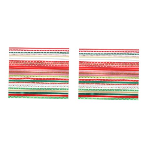 Tofficu 2 Sätze Dekoratives Band Verpackungsband Weihnachtsdekorband Hochzeit Weihnachtsdekorationen Grün Ribbon Weihnachtsband Weihnachtsserienband Wickelband Polyester 26 Stück * 2 Tofficu 2 Sätze Dekoratives Band Verpackungsband Weihnachtsdekorband Hochzeit Weihnachtsdekorationen Grün Ribbon Weihnachtsband Weihnachtsserienband Wickelband Polyester 26 Stück * 2 von Tofficu