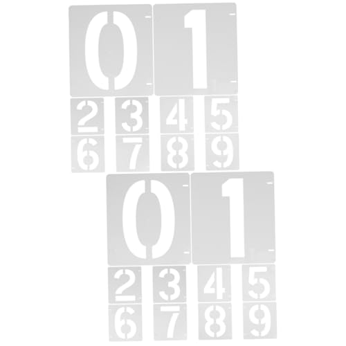 Tofficu 2 Sätze Digitale Vorlage Weihnachten Schablonen Zahlenschablone Bordsteinzahl Schablonen Wandschablonen Zum Bemalen Malwerkzeug Malschablonen Zum Basteln Weiß 10 Blätter * 2 Tofficu 2 Sätze Digitale Vorlage Weihnachten Schablonen Zahlenschablone Bordsteinzahl Schablonen Wandschablonen Zum Bemalen Malwerkzeug Malschablonen Zum Basteln Weiß 10 Blätter * 2 von Tofficu