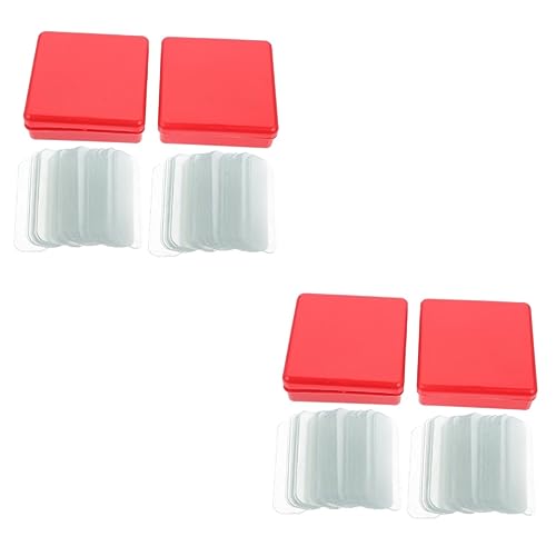 Tofficu 2 Sätze Doppelseitiges Klebeband Aufkleber Doppelseitige Klebepads Klebestreifen Montageklebeband Wandklebeband Transparentes Klebepad Pvc 120 Stück * 2 von Tofficu