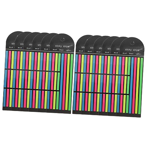 Tofficu 2 Sätze Fluoreszierende Index-aufkleber Textmarker-bänder Etiketten-textmarker-streifen Buchregisterkarten Highlight-streifen Klebestreifen Lesezeichen Das Haustier 6 Stücke * 2 Tofficu 2 Sätze Fluoreszierende Index-aufkleber Textmarker-bänder Etiketten-textmarker-streifen Buchregisterkarten Highlight-streifen Klebestreifen Lesezeichen Das Haustier 6 Stücke * 2 von Tofficu
