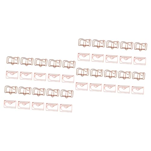 Tofficu 2 Sätze Geformte Büroklammer Pastellordner Hängendes Fotodisplay Mit Clips Büroartikel Büromaterial Multi-gebrauchspapierclips Büroklammern Fürs Büro Rostfreier Stahl 20 Stück * 2 Tofficu 2 Sätze Geformte Büroklammer Pastellordner Hängendes Fotodisplay Mit Clips Büroartikel Büromaterial Multi-gebrauchspapierclips Büroklammern Fürs Büro Rostfreier Stahl 20 Stück * 2 von Tofficu