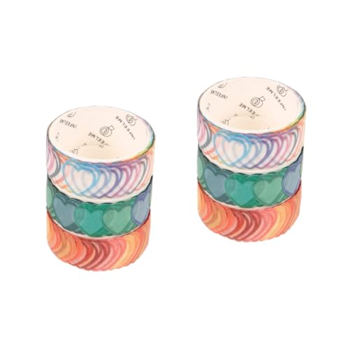 Tofficu 2 Sätze Geständnisdichterkassade Klebrig Selbstklebend Sammelalbum Schrott Notizbuch Farbige Washi-tapes Buchband Washi Tape Washi-tape Für Scrapbooking Papier 3 Rollen * 2 Tofficu 2 Sätze Geständnisdichterkassade Klebrig Selbstklebend Sammelalbum Schrott Notizbuch Farbige Washi-tapes Buchband Washi Tape Washi-tape Für Scrapbooking Papier 3 Rollen * 2 von Tofficu