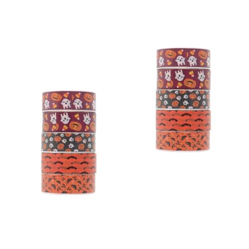 Tofficu 2 Sätze Halloween-washi-tape Schmucklos Farbiges Abdeckband Halloween -dekorationen Halloween Handwerk Dekorativ Süßes Band Buntes Klebeband Szene Funkeln Papier 5 Rollen * 2 Tofficu 2 Sätze Halloween-washi-tape Schmucklos Farbiges Abdeckband Halloween -dekorationen Halloween Handwerk Dekorativ Süßes Band Buntes Klebeband Szene Funkeln Papier 5 Rollen * 2 von Tofficu