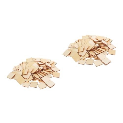 Tofficu 2 Sätze Holz Schnitte Quadratische Holzplatten Diy Bastelmaterial Für Projekte Unbehandelte Holzblöcke Für Vielseitige Bastelideen Bastelzubehör 100 Stück * 2 Tofficu 2 Sätze Holz Schnitte Quadratische Holzplatten Diy Bastelmaterial Für Projekte Unbehandelte Holzblöcke Für Vielseitige Bastelideen Bastelzubehör 100 Stück * 2 von Tofficu