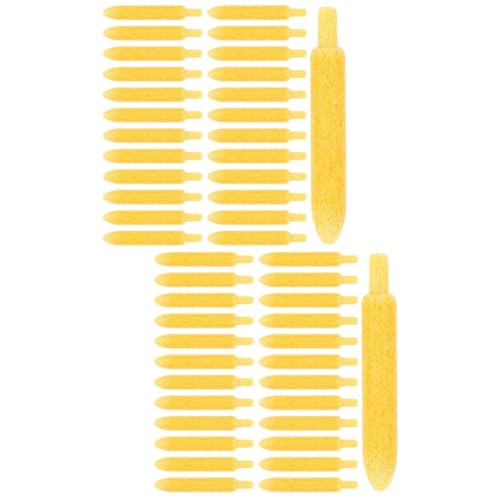 Tofficu 2 Sätze Malstift-nachfüllung Permanentmarker in Großen Mengen Füllfederhalter Vintage -stifte Punkte Für Farbstifte Markierungen Tipp Yellow Chemiefaser Aus Polyester 50 Stück * 2 von Tofficu