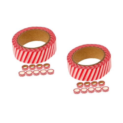 Tofficu 2 Sätze Papier Klebeband Gefälligkeiten Für Weihnachtsfeiern Weihnachts-scrapbook-band Papierklebeband Selber Machen Valentinstag Dekorationen Papiertüten Planke Rot 10 Rollen * 2 Tofficu 2 Sätze Papier Klebeband Gefälligkeiten Für Weihnachtsfeiern Weihnachts-scrapbook-band Papierklebeband Selber Machen Valentinstag Dekorationen Papiertüten Planke Rot 10 Rollen * 2 von Tofficu