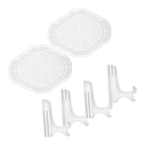 Tofficu 2 Sätze Schimmel für Fotorahmen Gießformen für Bilderrahmen Bilddarstellungsformen Silikonform pailletten bastelset Bastelbedarf zum Selbermachen Formen für Fotorahmen Kieselgel von Tofficu