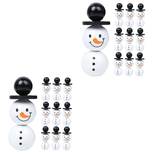 Tofficu 2 Sätze Schneemann-Dekorationen weihnachtsbasteln weihnachts basteln snowman decoration Weihnachtsperlen weihnachtsarmband charme Zubehör Waren für zu Hause Perlen Schneemann Holz Tofficu 2 Sätze Schneemann-Dekorationen weihnachtsbasteln weihnachts basteln snowman decoration Weihnachtsperlen weihnachtsarmband charme Zubehör Waren für zu Hause Perlen Schneemann Holz von Tofficu