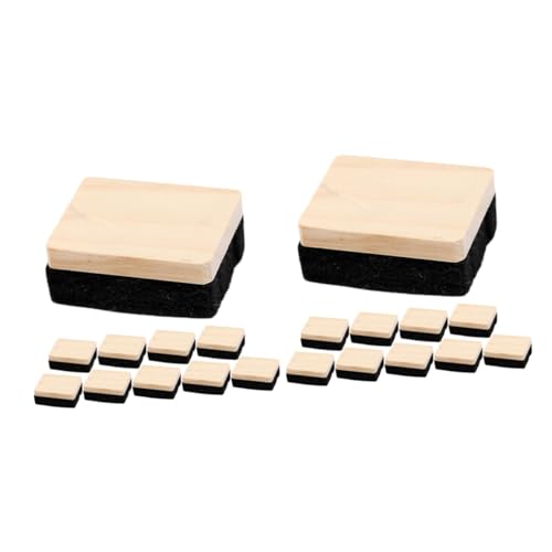 Tofficu 2 Sätze Staubfreie Schwarze Brett Radierer Aus Holz Und Filz Vielseitige Tafelreiniger Für Büro Und Unterricht Für Besprechungen Und Präsentationen 10 Stück * 2 Tofficu 2 Sätze Staubfreie Schwarze Brett Radierer Aus Holz Und Filz Vielseitige Tafelreiniger Für Büro Und Unterricht Für Besprechungen Und Präsentationen 10 Stück * 2 von Tofficu