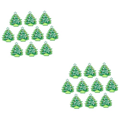 Tofficu 2 Sätze Stickereiflecken Stechpalme Weihnachten Nähen Nähapplikationen Für Weihnachten Weihnachtsapplikation Applikationen Mit Weihnachtsmuster Festival Schild Stoff 10 Stück * 2 von Tofficu