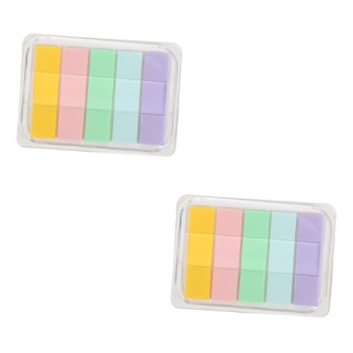 Tofficu 2 Sätze Sticky Index Tabs Selbstklebende Lesezeichen Bunten Wiederverwendbar und Beschreibbar für Notizen und Studienunterlagen für Schule und Büro Tofficu 2 Sätze Sticky Index Tabs Selbstklebende Lesezeichen Bunten Wiederverwendbar und Beschreibbar für Notizen und Studienunterlagen für Schule und Büro von Tofficu