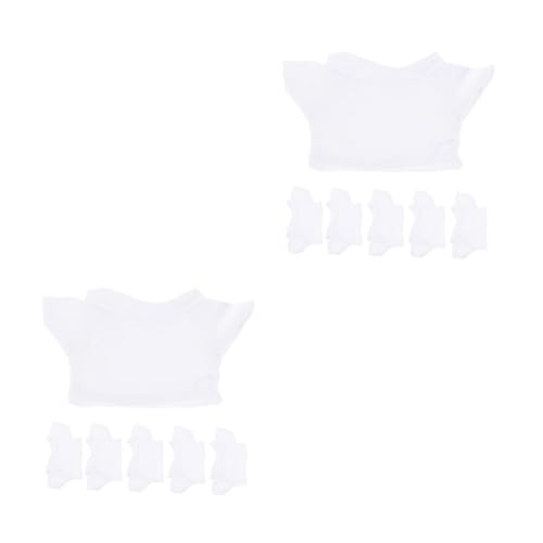 Tofficu 2 Sätze Teiliges Bärenkostüm T Shirt Für Puppen Austauschbare Kleidung Für Große Kuscheltiere Weiche Und Langlebige Puppenkleidung Für 6 Stück * 2 Tofficu 2 Sätze Teiliges Bärenkostüm T Shirt Für Puppen Austauschbare Kleidung Für Große Kuscheltiere Weiche Und Langlebige Puppenkleidung Für 6 Stück * 2 von Tofficu