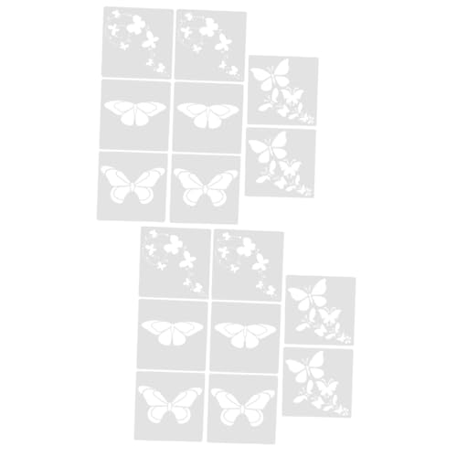 Tofficu 2 Sätze Teiliges Schmetterlings Schablonen Für Wandgestaltung Wiederverwendbare Malvorlagen Für Diy Projekte Für Scrapbooking Kartenherstellung Und Kreative 8 Stück * 2 Tofficu 2 Sätze Teiliges Schmetterlings Schablonen Für Wandgestaltung Wiederverwendbare Malvorlagen Für Diy Projekte Für Scrapbooking Kartenherstellung Und Kreative 8 Stück * 2 von Tofficu