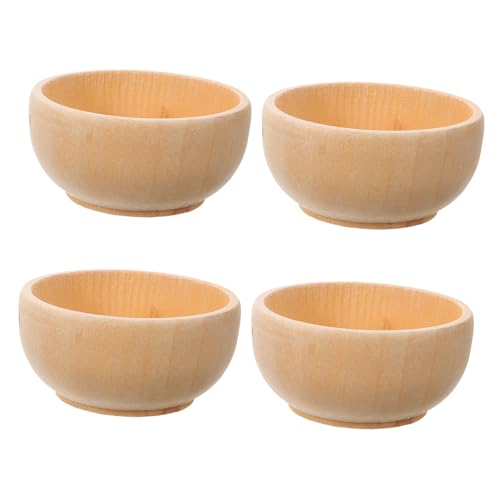 Tofficu 2 Sätze Teiliges Set Kleinen Holzschalen Diy Holzspielzeug Für Unvollendete Holzschalen Für Kreative Bastelprojekte Und Dekorationen 4 Stück * 2 Tofficu 2 Sätze Teiliges Set Kleinen Holzschalen Diy Holzspielzeug Für Unvollendete Holzschalen Für Kreative Bastelprojekte Und Dekorationen 4 Stück * 2 von Tofficu