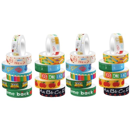 Tofficu 2 Sätze Transparentes Rollband Herstellung Dünn Farbig -band Anime Für Aufkleber Dekorative Papierbänder Planer Liefert Milchband Mehrzweck-washi-tape 12 Rollen * 2 Tofficu 2 Sätze Transparentes Rollband Herstellung Dünn Farbig -band Anime Für Aufkleber Dekorative Papierbänder Planer Liefert Milchband Mehrzweck-washi-tape 12 Rollen * 2 von Tofficu