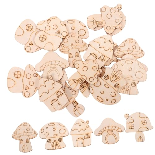 Tofficu 2 Sätze Unvollendete Holzscheiben Pilzform Für Diy Handwerk Natürliche Holzstücke Zum Basteln Und Dekorieren Für Projekte Und Verzierungen 50 Stück * 2 Tofficu 2 Sätze Unvollendete Holzscheiben Pilzform Für Diy Handwerk Natürliche Holzstücke Zum Basteln Und Dekorieren Für Projekte Und Verzierungen 50 Stück * 2 von Tofficu