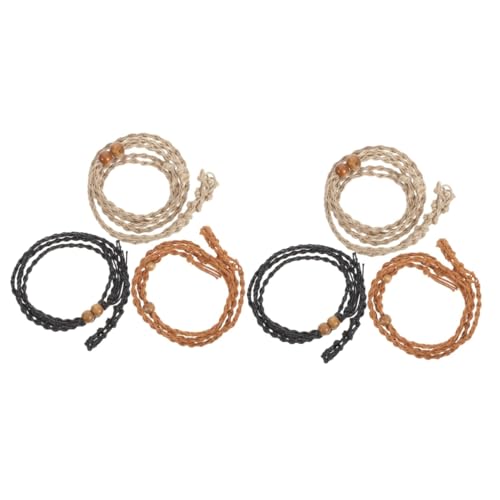 Tofficu 2 Sätze Verstellbare Woven Netz Halskette Halter Für Kristall Anhänger Vintage Stil Schwarz Dunkelbraun Und Beige Diy Schmuckherstellung Für Edelsteine Und Steine 3 Stücke * 2 von Tofficu