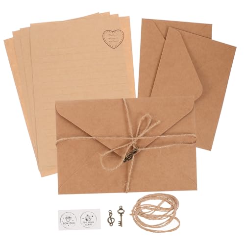 Tofficu 2 Sätze Vintage Briefpapier Set Retro Briefumschläge Schreibpapier für Briefe Gedichte Notizen Emotionale Botschaften Praktisches Hochwertiges Briefpapier für Handschriftliche Tofficu 2 Sätze Vintage Briefpapier Set Retro Briefumschläge Schreibpapier für Briefe Gedichte Notizen Emotionale Botschaften Praktisches Hochwertiges Briefpapier für Handschriftliche von Tofficu