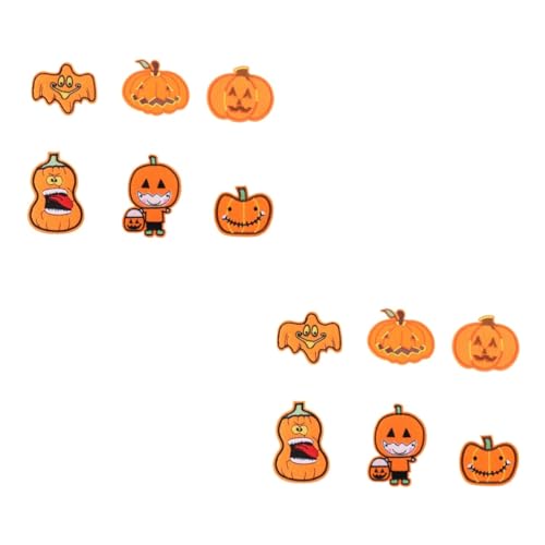 Tofficu 2 Sätze à 18 Stück Halloween-kürbis-patch-aufkleber Halloween Liefert Patches Aufnähen Erwachsene Halloween-patch Halloween -gesichtsaufkleber Dekorative Patches Twill-stoff Orange Tofficu 2 Sätze à 18 Stück Halloween-kürbis-patch-aufkleber Halloween Liefert Patches Aufnähen Erwachsene Halloween-patch Halloween -gesichtsaufkleber Dekorative Patches Twill-stoff Orange von Tofficu