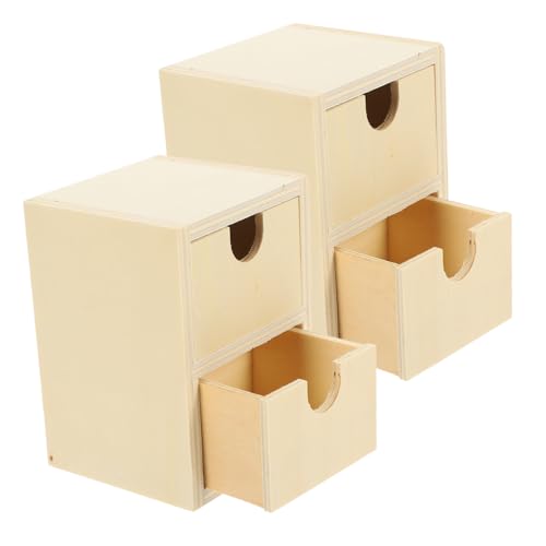 Tofficu 2 Stck Unlackierte Lagige Holzschubladen zum Bemalen DIY Kleine Schubladen für Kinderzimmer Bastelprojekte Geschenkidee Sichere Glatte Oberfläche Tofficu 2 Stck Unlackierte Lagige Holzschubladen zum Bemalen DIY Kleine Schubladen für Kinderzimmer Bastelprojekte Geschenkidee Sichere Glatte Oberfläche von Tofficu