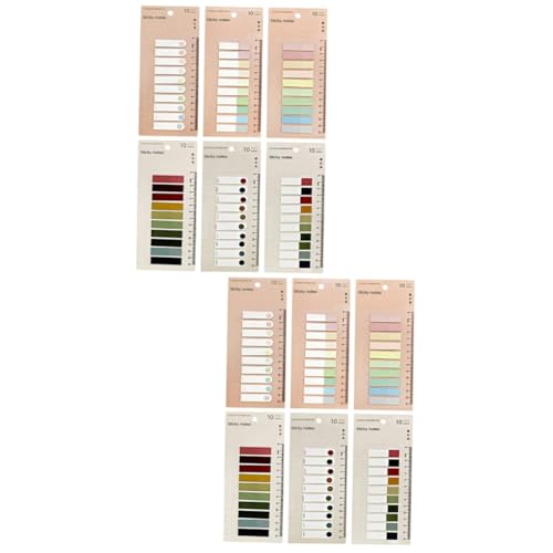Tofficu 2 Stück 6 Haftnotizen-Set Schulbuch Registerkarten klebrige Fahnen professionelle Klebelaschen büroartikel büromaterial tapes praktische Klebefahnen Sticky Tabs lesen das Haustier Tofficu 2 Stück 6 Haftnotizen-Set Schulbuch Registerkarten klebrige Fahnen professionelle Klebelaschen büroartikel büromaterial tapes praktische Klebefahnen Sticky Tabs lesen das Haustier von Tofficu