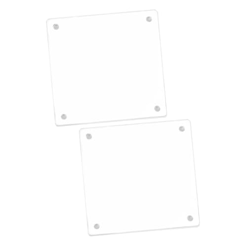 Tofficu 2 Stück Acryl Schildnummern Tischkartenhalter Schilderhalter Ständer Lebensmitteletiketten Werbeclip Display Clip Halter Praktischer Display Halter Preisschild Display von Tofficu