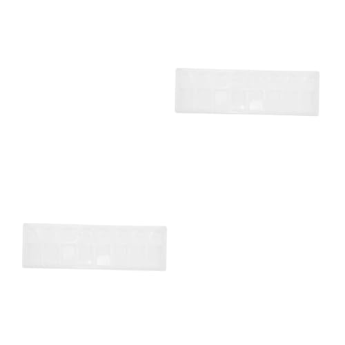 Tofficu 2 Stück Aquarellpalette mit Fächern Rechteckige Malpalette für Wasserfarben für Künstler und Einfach zu Bedienen und Sicher der Anwendung Tofficu 2 Stück Aquarellpalette mit Fächern Rechteckige Malpalette für Wasserfarben für Künstler und Einfach zu Bedienen und Sicher der Anwendung von Tofficu