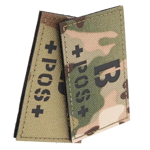 Tofficu 2 Stück Camouflage Blutgruppen Patch Reflektierend Ir Erkennungszeichen aus Strapazierfähigem für Taktische Kleidung Rucksäcke und Einsatzwesten Sicherheitsrelevanter Nähaufnäher Tofficu 2 Stück Camouflage Blutgruppen Patch Reflektierend Ir Erkennungszeichen aus Strapazierfähigem für Taktische Kleidung Rucksäcke und Einsatzwesten Sicherheitsrelevanter Nähaufnäher von Tofficu
