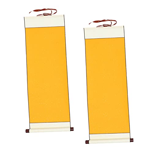Tofficu 2 Stück Chinesische Kalligraphie Schriftrolle Halbgefertigtes Xuan papier mit Goldener Tinte Geeignet für Malerei Schreiben Zeichnen Wanddekoration Anfänger und Fortgeschrittene Tofficu 2 Stück Chinesische Kalligraphie Schriftrolle Halbgefertigtes Xuan papier mit Goldener Tinte Geeignet für Malerei Schreiben Zeichnen Wanddekoration Anfänger und Fortgeschrittene von Tofficu