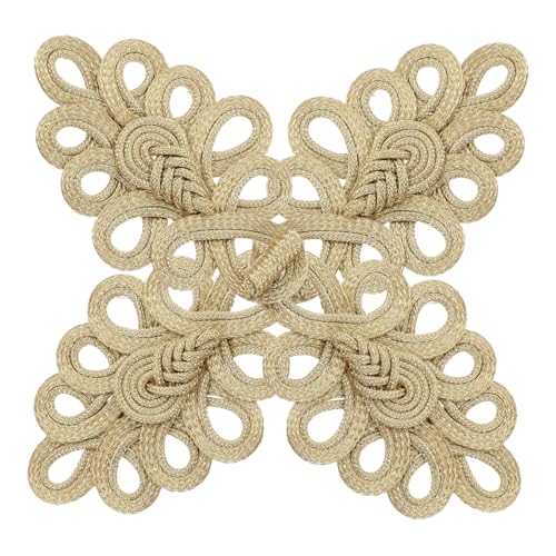 Tofficu 2 Stück Chinesische Knöpfe für Cheongsam Anzüge Pullover und Mäntel Vintage Verschlussknöpfe mit Einzigartigem Design für Diy Projekte Tofficu 2 Stück Chinesische Knöpfe für Cheongsam Anzüge Pullover und Mäntel Vintage Verschlussknöpfe mit Einzigartigem Design für Diy Projekte von Tofficu