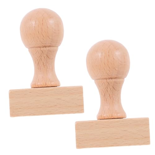 Tofficu 2 Stück DIY Holzstempel Robuste Buchenholzblöcke Kreative Motivstempel für Scrapbooking Basteln Etiketten Fördert Feinmotorik und Kreativität Tofficu 2 Stück DIY Holzstempel Robuste Buchenholzblöcke Kreative Motivstempel für Scrapbooking Basteln Etiketten Fördert Feinmotorik und Kreativität von Tofficu
