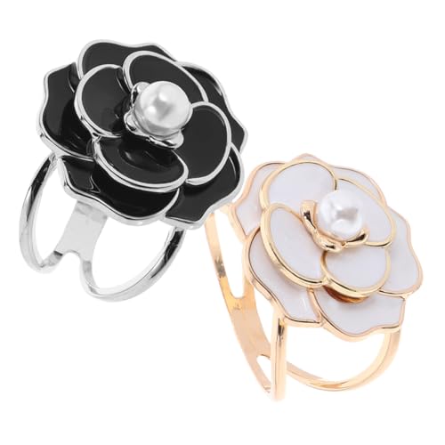Tofficu 2 Stück Damen Seiden Schal Clips mit Simulation Perlen Camellia Blume Schal Ring und Halstuch Halter für Stilvolle Outfits Tofficu 2 Stück Damen Seiden Schal Clips mit Simulation Perlen Camellia Blume Schal Ring und Halstuch Halter für Stilvolle Outfits von Tofficu