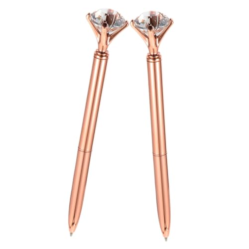 Tofficu 2 Stück Ergonomischer Metallkugelschreiber mit Funkelnden Strasssteinen Langlebiger Kugelschreiber mit Schnell Trocknender für Schüler und Teenager Rutschfest und Komfortabel Tofficu 2 Stück Ergonomischer Metallkugelschreiber mit Funkelnden Strasssteinen Langlebiger Kugelschreiber mit Schnell Trocknender für Schüler und Teenager Rutschfest und Komfortabel von Tofficu