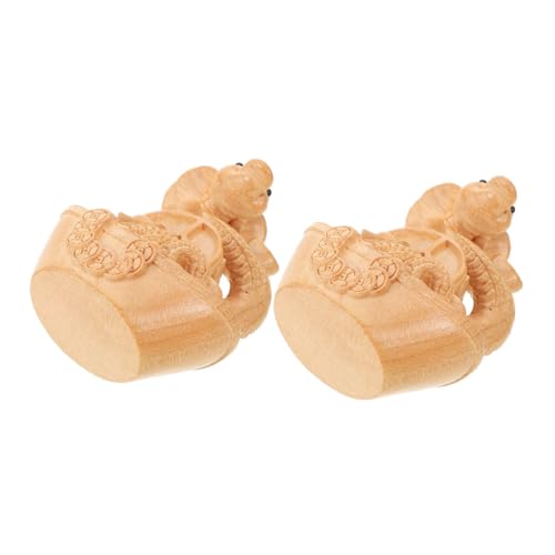 Tofficu 2 Stück Feng Shui Holzfigur Schlange Chinesische Neujahrsdekoration Miniatur Snake Ornament für Glück und Wohlstand Geschnitzt Langlebigem Holz Tofficu 2 Stück Feng Shui Holzfigur Schlange Chinesische Neujahrsdekoration Miniatur Snake Ornament für Glück und Wohlstand Geschnitzt Langlebigem Holz von Tofficu