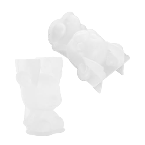 Tofficu 2 Stück Flexible Silikon Gießform Weiß für Resin Harz Kunsthandwerk Hitzebeständig und Glatt Vielseitig für DIY Tierfiguren Basteln zu Hause Schule Studio Tofficu 2 Stück Flexible Silikon Gießform Weiß für Resin Harz Kunsthandwerk Hitzebeständig und Glatt Vielseitig für DIY Tierfiguren Basteln zu Hause Schule Studio von Tofficu