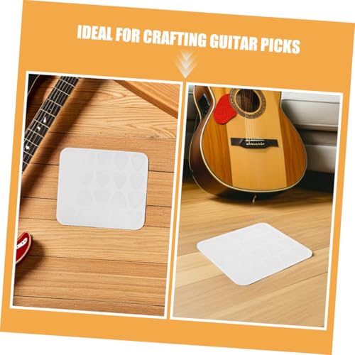 Tofficu 2 Stück Gitarren-plektrum Silikonform Langlebige Wiederverwendbare Gießform für Bass-plektren und Schmuckherstellung für Epoxidharz DIY Schlüsselanhänger Anhänger und Kreative Tofficu 2 Stück Gitarren-plektrum Silikonform Langlebige Wiederverwendbare Gießform für Bass-plektren und Schmuckherstellung für Epoxidharz DIY Schlüsselanhänger Anhänger und Kreative von Tofficu