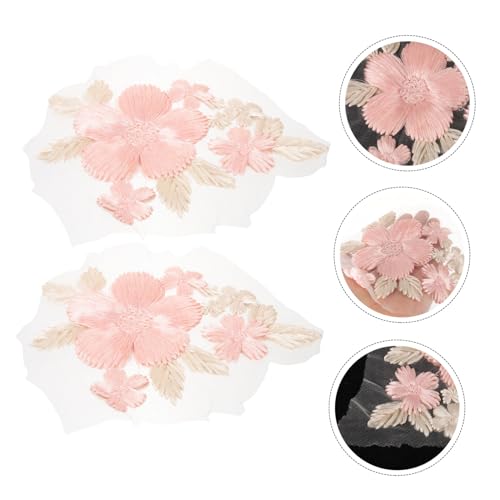 Tofficu 2 Stück Große Spitzenapplikationen aus Spitze Bestickte Blumen Patches zum Aufbügeln Dekorative DIY Flicken für Kleidung Brautkleider Schuhe Hüte und Taschen Tofficu 2 Stück Große Spitzenapplikationen aus Spitze Bestickte Blumen Patches zum Aufbügeln Dekorative DIY Flicken für Kleidung Brautkleider Schuhe Hüte und Taschen von Tofficu