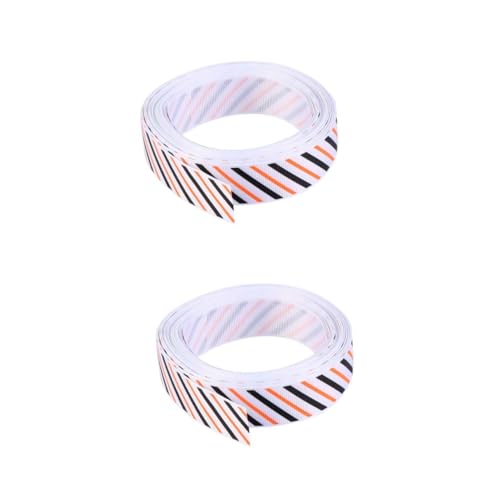 Tofficu 2 Stück Halloween-Geschenkpapier-Band-Bänder geschenkband halloween halloween-dekoration halloweendeko Party halloween dekoratives band Verpackungsband Schleife Polyester Colorful Tofficu 2 Stück Halloween-Geschenkpapier-Band-Bänder geschenkband halloween halloween-dekoration halloweendeko Party halloween dekoratives band Verpackungsband Schleife Polyester Colorful von Tofficu