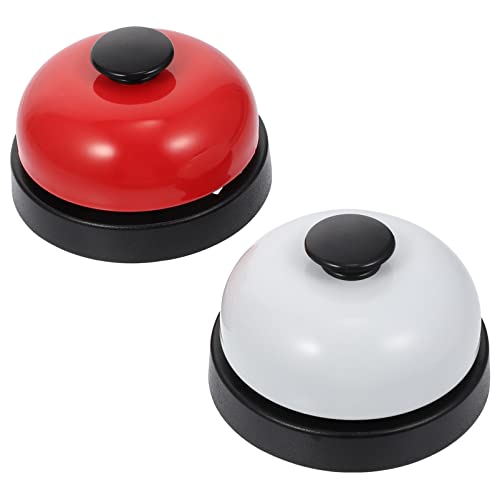 Tofficu 2 Stück Handdruckglocke Kreative Serviceglocke für Spiele Tischglocke für Restaurants und Empfangsbereiche für Haustiertraining und Hilfeanfragen Tofficu 2 Stück Handdruckglocke Kreative Serviceglocke für Spiele Tischglocke für Restaurants und Empfangsbereiche für Haustiertraining und Hilfeanfragen von Tofficu