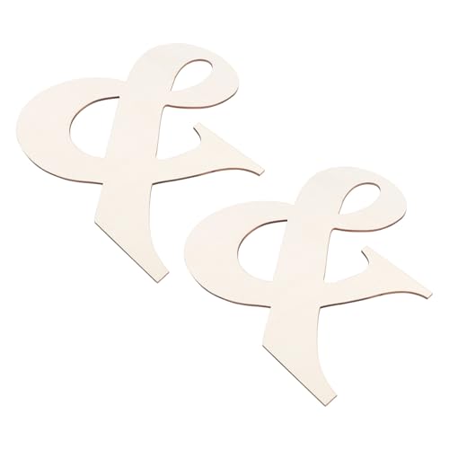Tofficu 2 Stück Handgefertigte DIY Holzbuchstaben Blanko Holzscheiben zum Bemalen Kreative Holzstücke für Bastelprojekte und Dekorative Anhänger Glatte Oberfläche Langlebig und Tofficu 2 Stück Handgefertigte DIY Holzbuchstaben Blanko Holzscheiben zum Bemalen Kreative Holzstücke für Bastelprojekte und Dekorative Anhänger Glatte Oberfläche Langlebig und von Tofficu