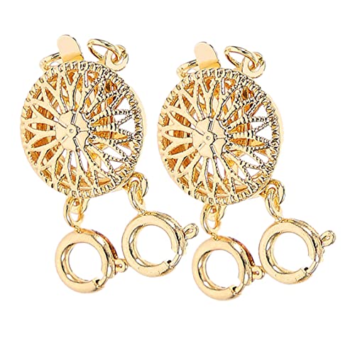 Tofficu 2 Stück Kettenverschluss für Mehrschichtige Schmuck Separator für Stilvolles Layering Langlebig und Hautfreundlich für Diy Schmuckgestaltung Tofficu 2 Stück Kettenverschluss für Mehrschichtige Schmuck Separator für Stilvolles Layering Langlebig und Hautfreundlich für Diy Schmuckgestaltung von Tofficu