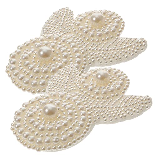 Tofficu 2 Stück Kleidungs Patches Imitation Perlen Applikationen zur Dekoration für Hochzeitskleider Schuhe und Taschen Tofficu 2 Stück Kleidungs Patches Imitation Perlen Applikationen zur Dekoration für Hochzeitskleider Schuhe und Taschen von Tofficu