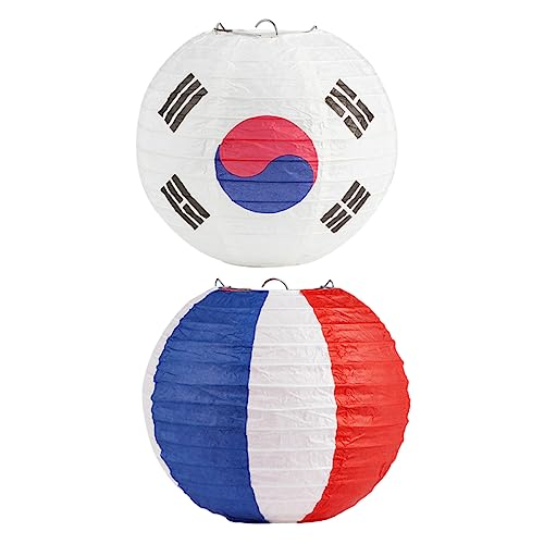Tofficu 2 Stück Korea Flaggen Laternen Faltbare Papierlaternen für und Außendekoration für Koreanische Restaurants und Durchmesser Tofficu 2 Stück Korea Flaggen Laternen Faltbare Papierlaternen für und Außendekoration für Koreanische Restaurants und Durchmesser von Tofficu