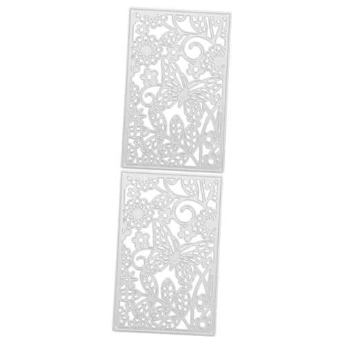 Tofficu 2 Stück Messerform Selber Machen Scrapbooking-stanzformen Gestanzter Rand Handwerk Prägeordner Schablonen Für Die Kartenherstellung Schneiden Prägestempel Kohlenstoffstahl Silver Tofficu 2 Stück Messerform Selber Machen Scrapbooking-stanzformen Gestanzter Rand Handwerk Prägeordner Schablonen Für Die Kartenherstellung Schneiden Prägestempel Kohlenstoffstahl Silver von Tofficu