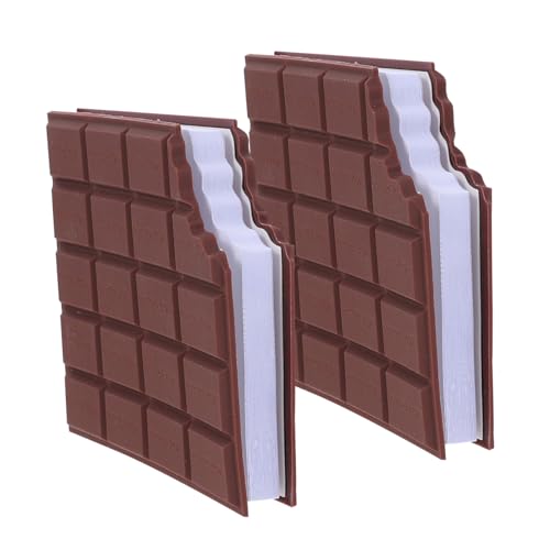 Tofficu 2 Stück Praktische Haftnotizen Memo Pads mit Starkem Kleber Leichtes Kleines Notizbuch im Schokoladen design Ablösbar und Tragbar für Büro Schule und Alltag Tofficu 2 Stück Praktische Haftnotizen Memo Pads mit Starkem Kleber Leichtes Kleines Notizbuch im Schokoladen design Ablösbar und Tragbar für Büro Schule und Alltag von Tofficu