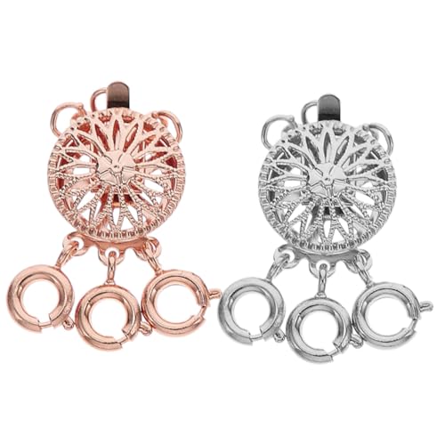 Tofficu 2 Stück Schmuckverbindungsverschlüsse Ring Kettenverschluss für Armbänder Roségold für Diy Schmuckherstellung und Reparaturen Tofficu 2 Stück Schmuckverbindungsverschlüsse Ring Kettenverschluss für Armbänder Roségold für Diy Schmuckherstellung und Reparaturen von Tofficu