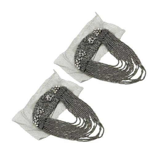 Tofficu 2 Stück Schulterepauletten mit Quasten und Ketten Abnehmbare Metall-schulterpads für Anzüge und Kostüme Modische Retro-schulterverzierungen für Herren und Damen Leichte Robuste Tofficu 2 Stück Schulterepauletten mit Quasten und Ketten Abnehmbare Metall-schulterpads für Anzüge und Kostüme Modische Retro-schulterverzierungen für Herren und Damen Leichte Robuste von Tofficu